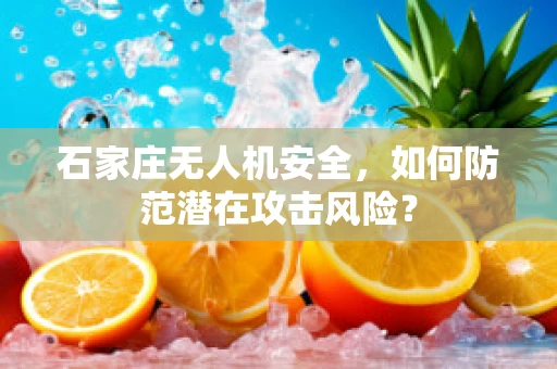 石家庄无人机安全，如何防范潜在攻击风险？