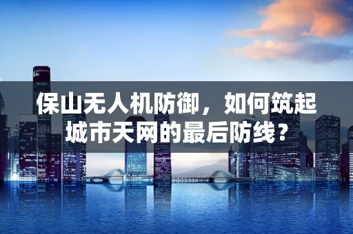 保山无人机防御，如何筑起城市天网的最后防线？