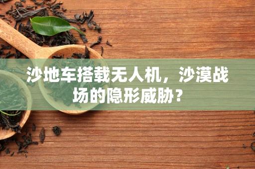 沙地车搭载无人机，沙漠战场的隐形威胁？