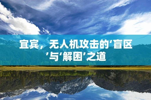 宜宾，无人机攻击的‘盲区’与‘解困’之道