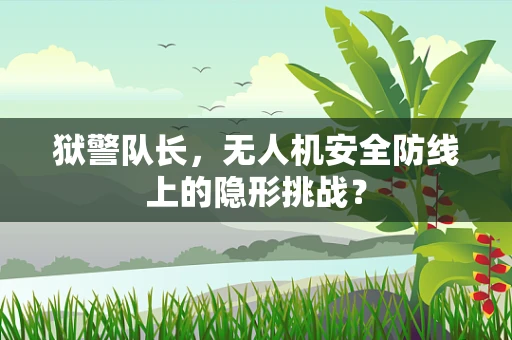 狱警队长，无人机安全防线上的隐形挑战？