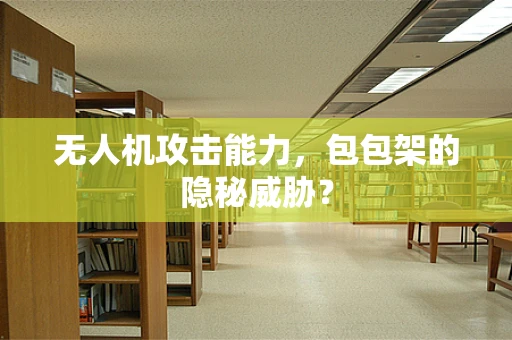 无人机攻击能力，包包架的隐秘威胁？
