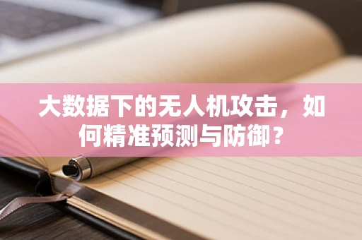 大数据下的无人机攻击，如何精准预测与防御？