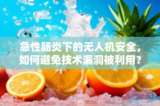 急性肠炎下的无人机安全，如何避免技术漏洞被利用？