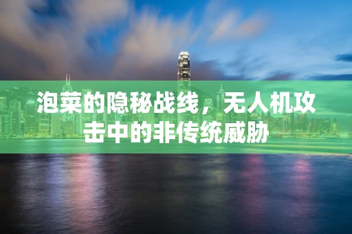 泡菜的隐秘战线，无人机攻击中的非传统威胁