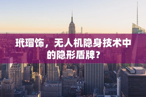 玳瑁饰，无人机隐身技术中的隐形盾牌？