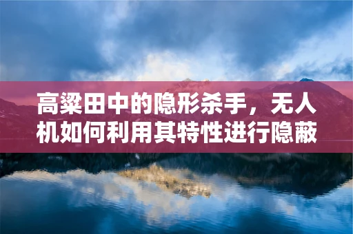 高粱田中的隐形杀手，无人机如何利用其特性进行隐蔽攻击？