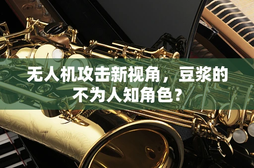 无人机攻击新视角，豆浆的不为人知角色？