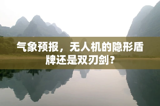 气象预报，无人机的隐形盾牌还是双刃剑？