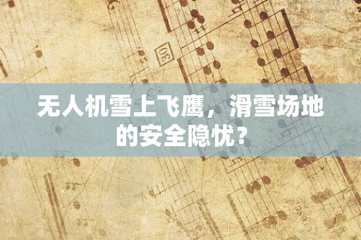 无人机雪上飞鹰，滑雪场地的安全隐忧？