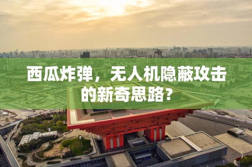 西瓜炸弹，无人机隐蔽攻击的新奇思路？
