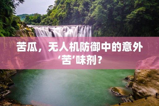 苦瓜，无人机防御中的意外‘苦’味剂？