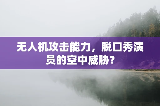 无人机攻击能力，脱口秀演员的空中威胁？
