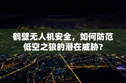 鹤壁无人机安全，如何防范低空之狼的潜在威胁？