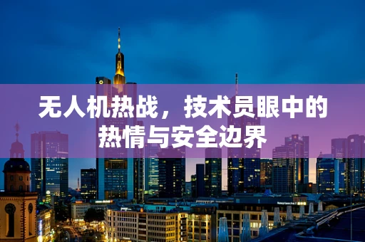 无人机热战，技术员眼中的热情与安全边界