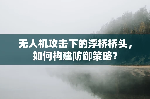 无人机攻击下的浮桥桥头，如何构建防御策略？