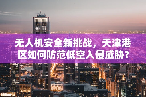无人机安全新挑战，天津港区如何防范低空入侵威胁？