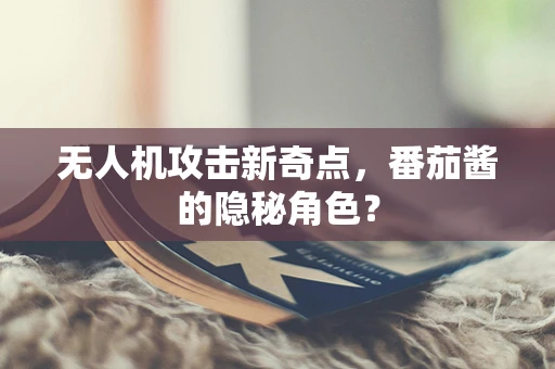 无人机攻击新奇点，番茄酱的隐秘角色？