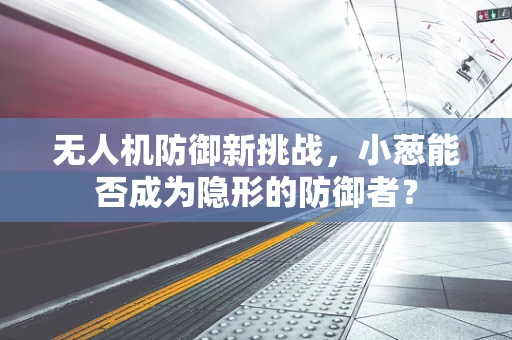 无人机防御新挑战，小葱能否成为隐形的防御者？