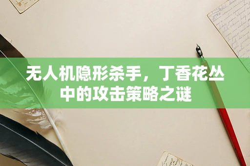 无人机隐形杀手，丁香花丛中的攻击策略之谜