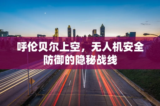 呼伦贝尔上空，无人机安全防御的隐秘战线