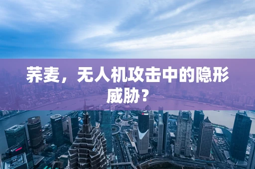 荞麦，无人机攻击中的隐形威胁？