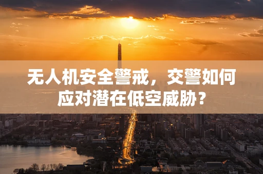 无人机安全警戒，交警如何应对潜在低空威胁？