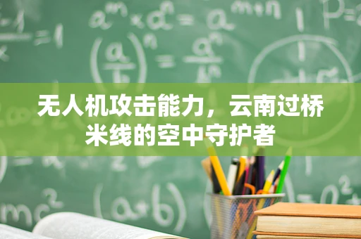 无人机攻击能力，云南过桥米线的空中守护者