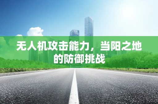 无人机攻击能力，当阳之地的防御挑战