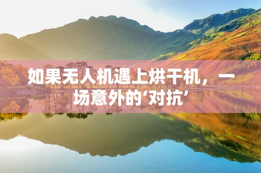 如果无人机遇上烘干机，一场意外的‘对抗’