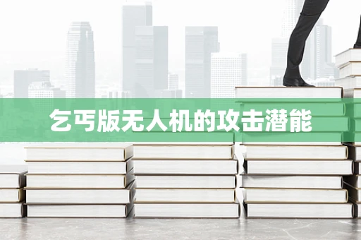 乞丐版无人机的攻击潜能