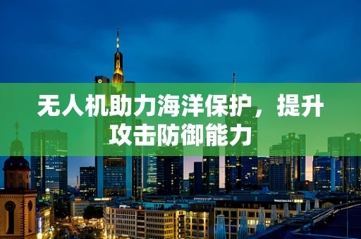 无人机助力海洋保护，提升攻击防御能力