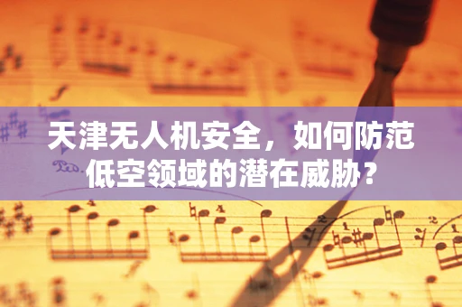 天津无人机安全，如何防范低空领域的潜在威胁？