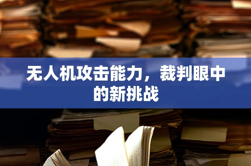 无人机攻击能力，裁判眼中的新挑战