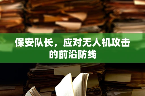 保安队长，应对无人机攻击的前沿防线