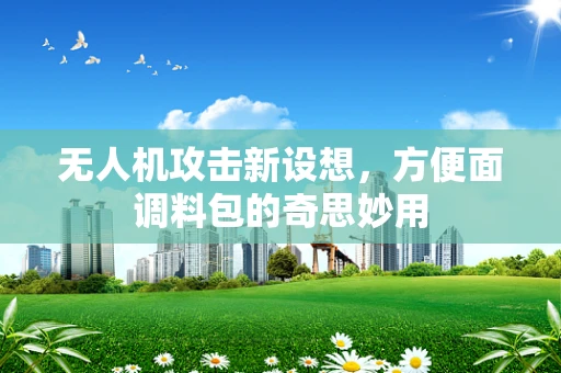 无人机攻击新设想，方便面调料包的奇思妙用