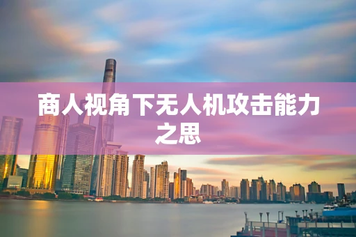 商人视角下无人机攻击能力之思