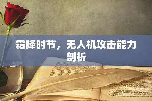 霜降时节，无人机攻击能力剖析