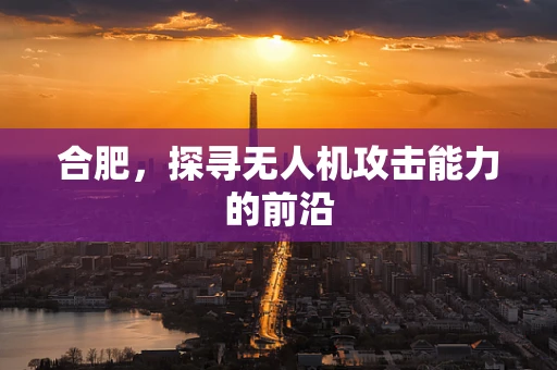 合肥，探寻无人机攻击能力的前沿