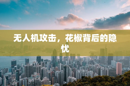 无人机攻击，花椒背后的隐忧
