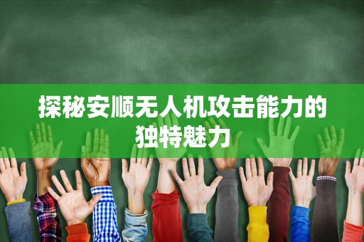 探秘安顺无人机攻击能力的独特魅力