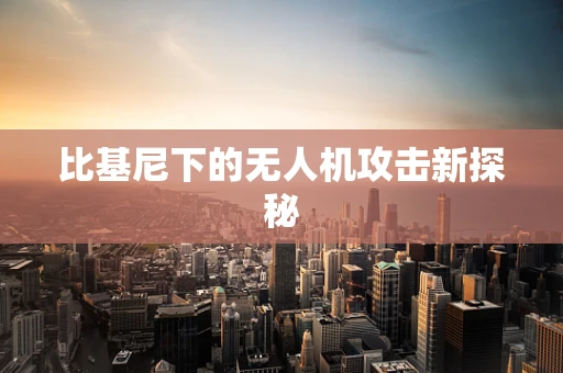 比基尼下的无人机攻击新探秘