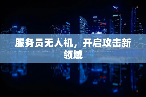 服务员无人机，开启攻击新领域