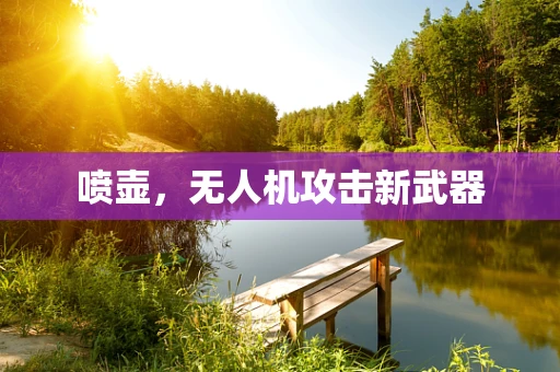 喷壶，无人机攻击新武器