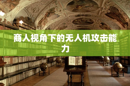 商人视角下的无人机攻击能力