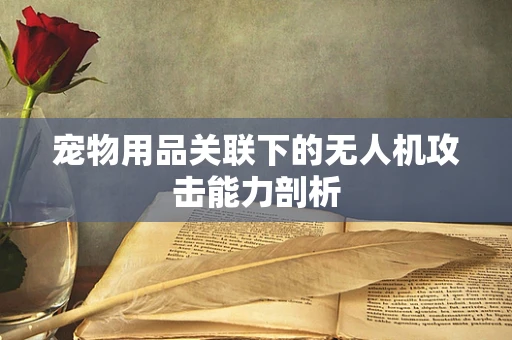 宠物用品关联下的无人机攻击能力剖析