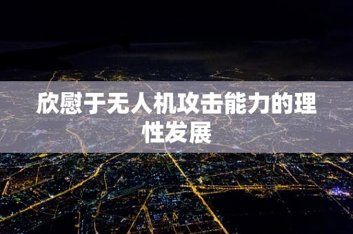 欣慰于无人机攻击能力的理性发展
