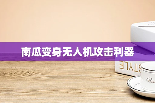 南瓜变身无人机攻击利器