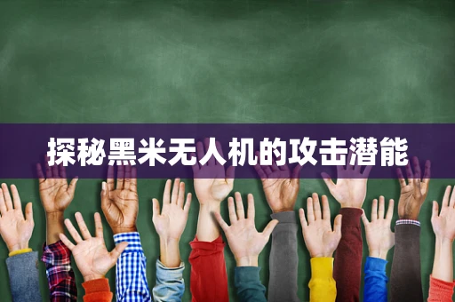 探秘黑米无人机的攻击潜能