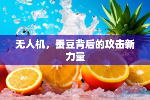 无人机，蚕豆背后的攻击新力量